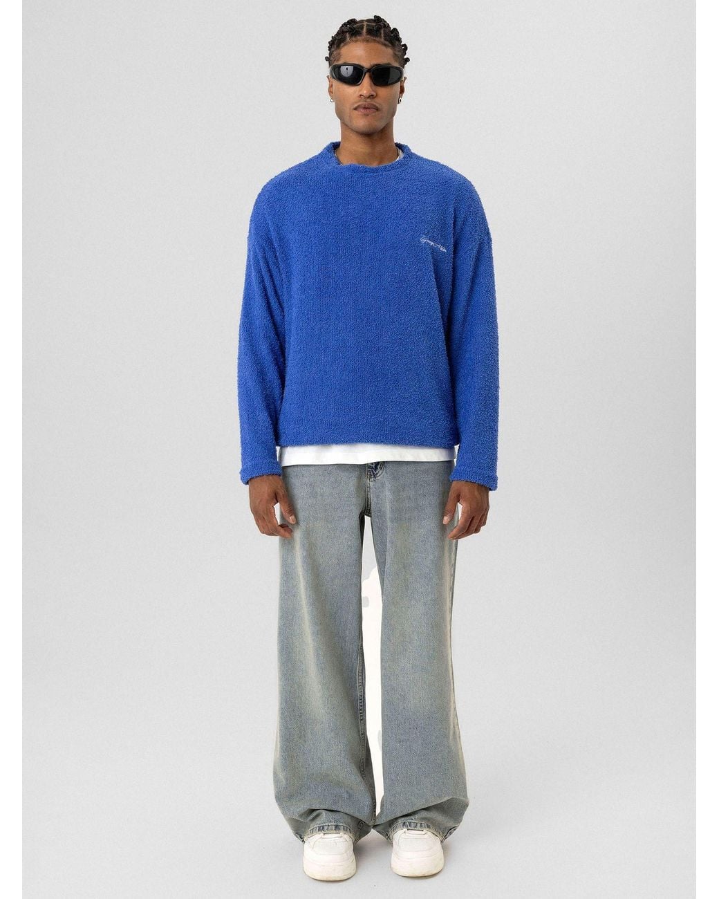 Dandalo Crew Neck Pullover in Blue für Herren
