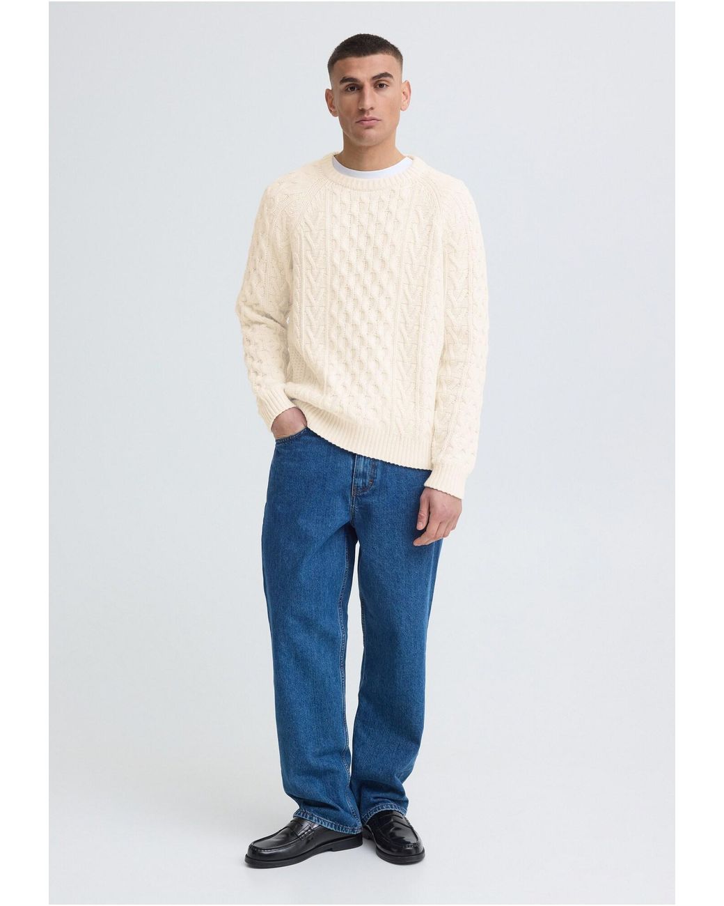 Solid Pullover Sdvukan in White für Herren