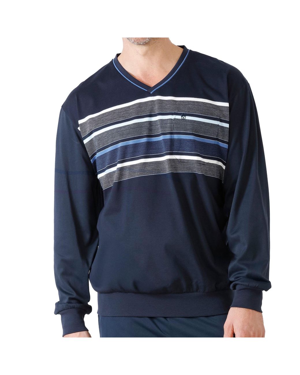 Hajo Pyjama in Blue für Herren