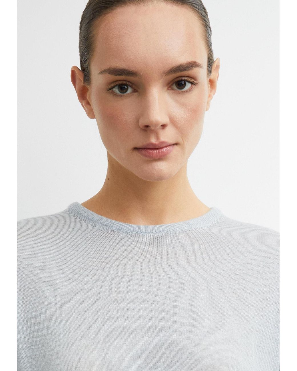 Comma, White Pullover