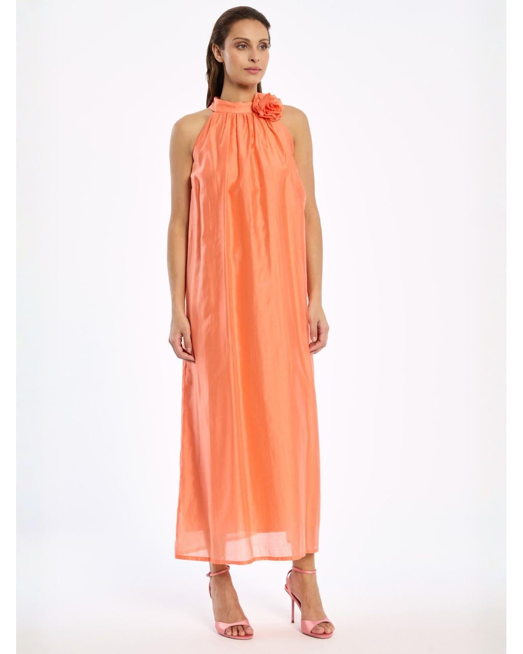 Ana Alcazar Orange Kleid Wakaby