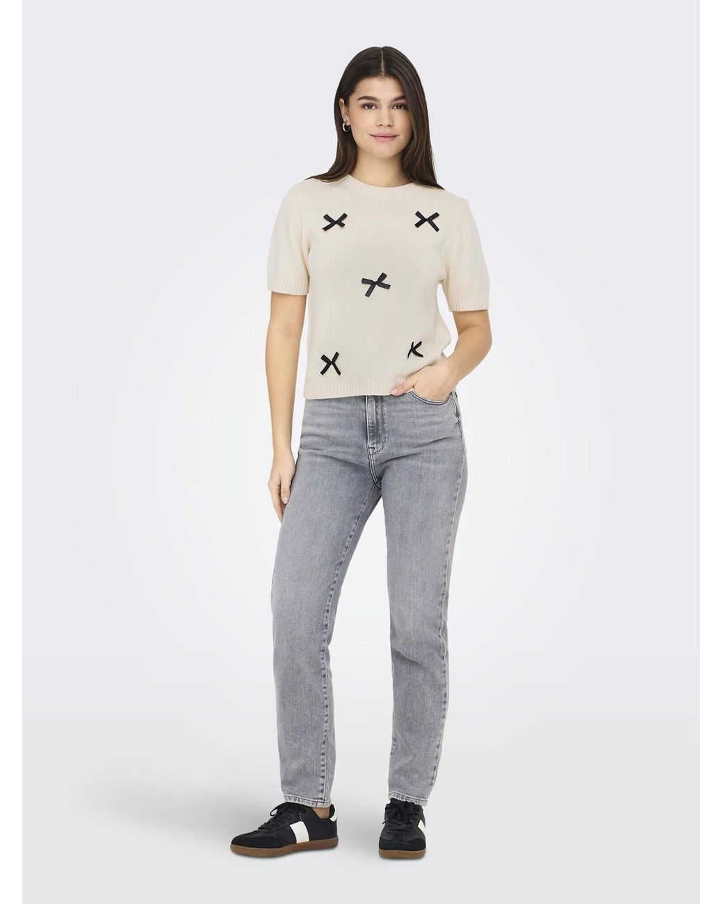 Jdy Natural Pullover Bow