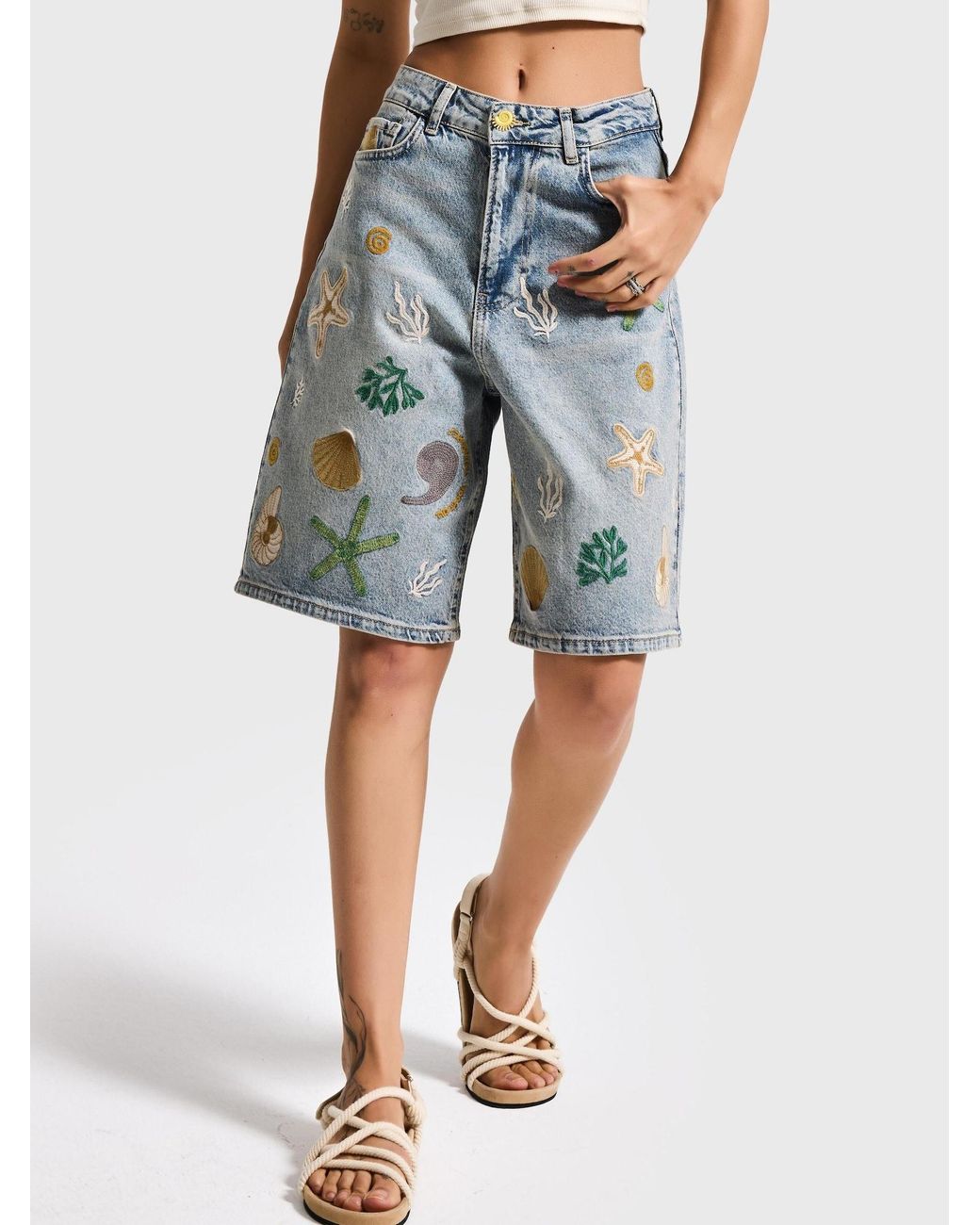 its basic Blue Its Basic Jeans Bermuda Denim Short