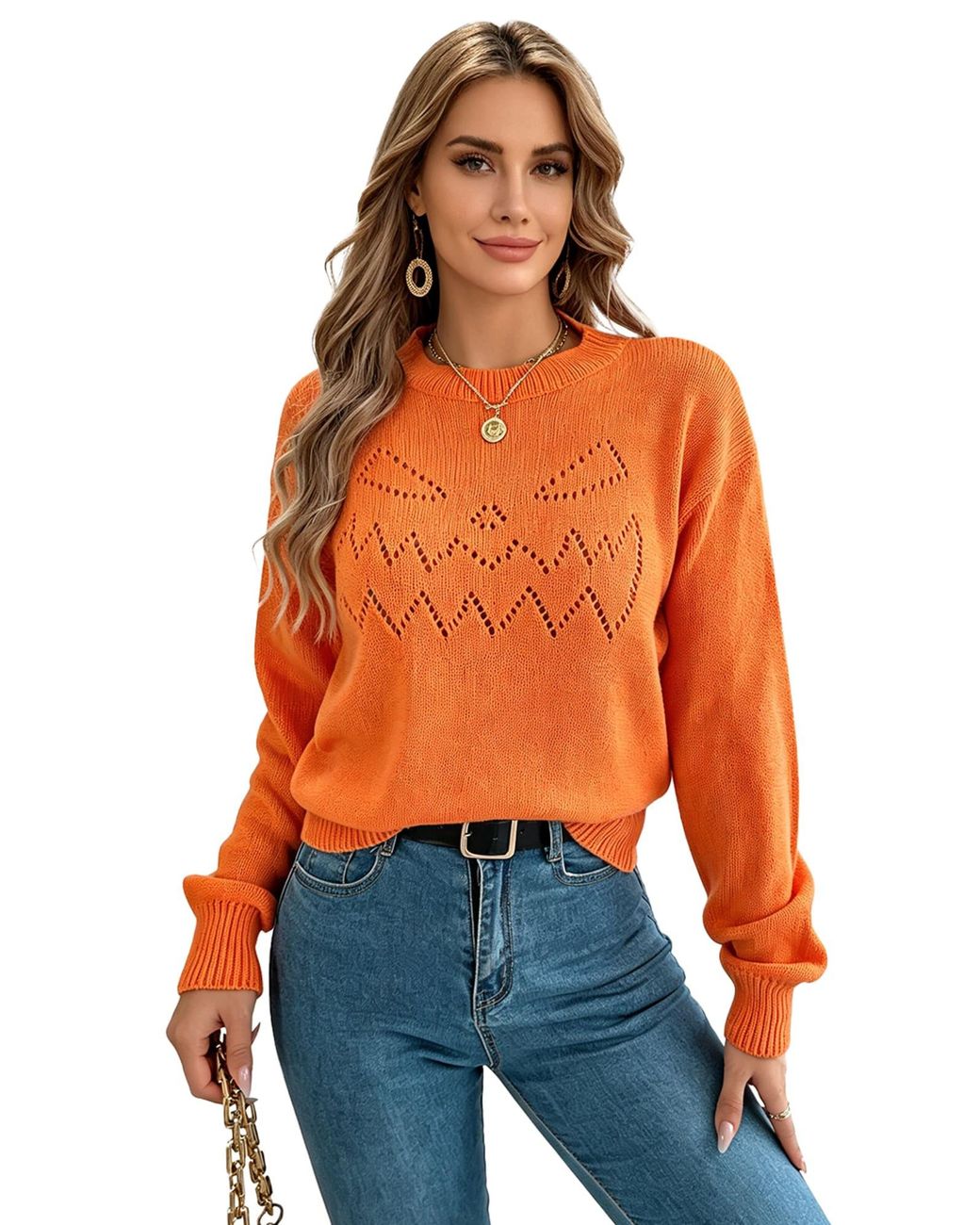 KoJooin Orange Pullover