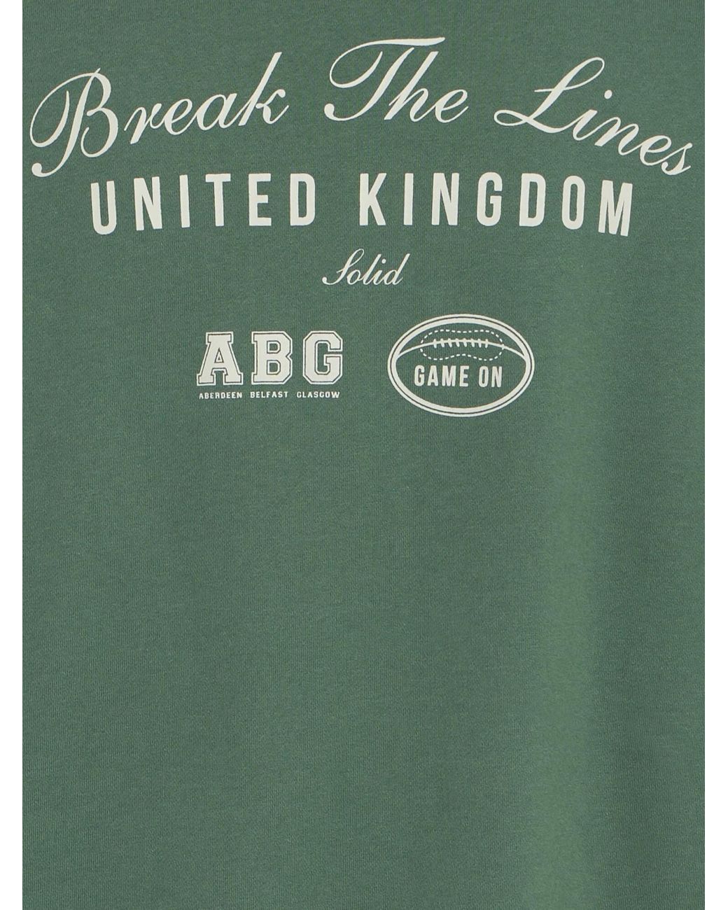 Solid Pullover in Green für Herren