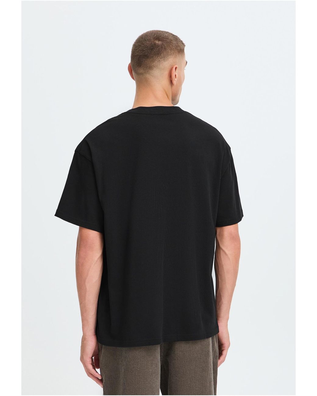 Solid T-Shirt Sdvarron in Black für Herren