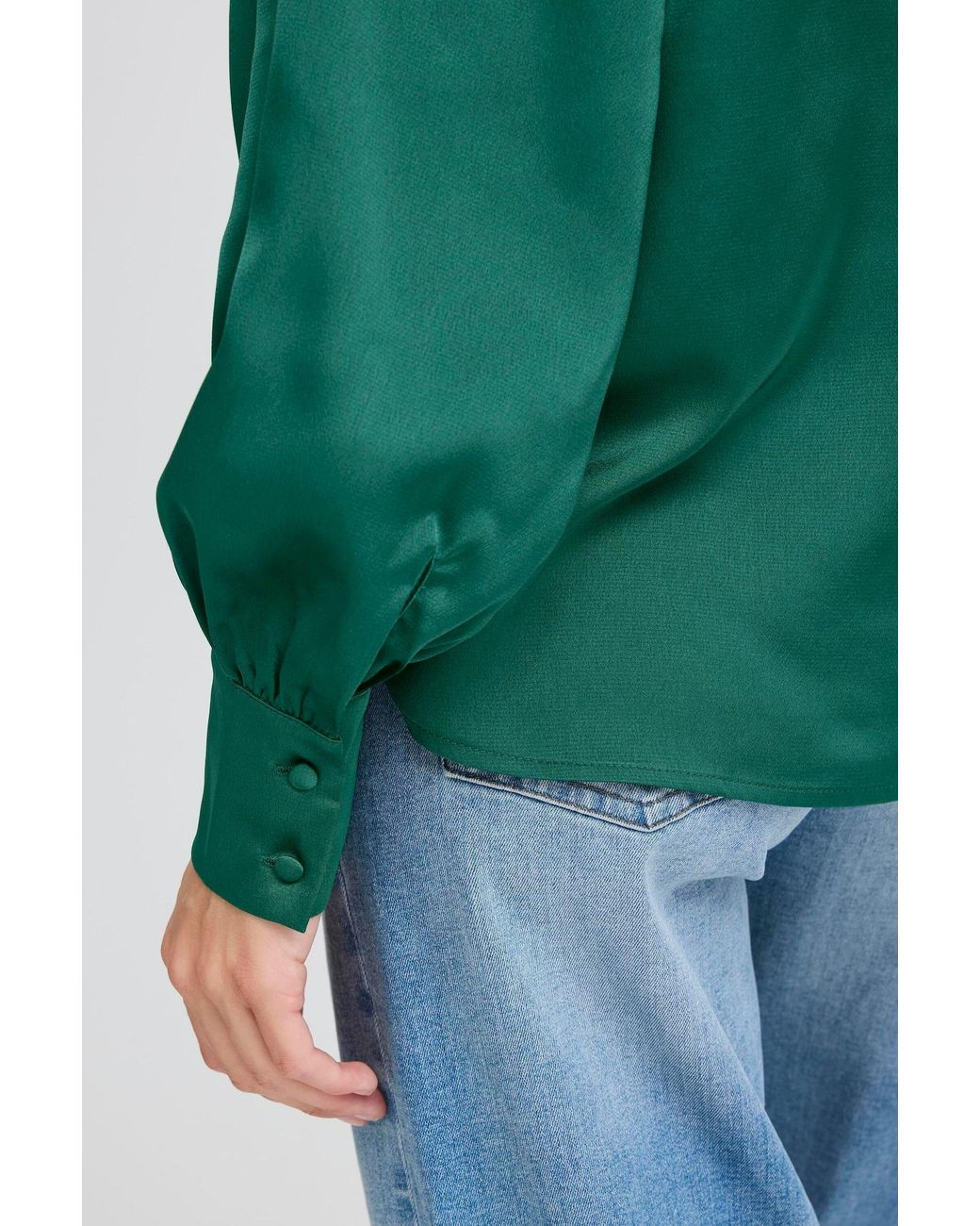 Ichi Green Bluse
