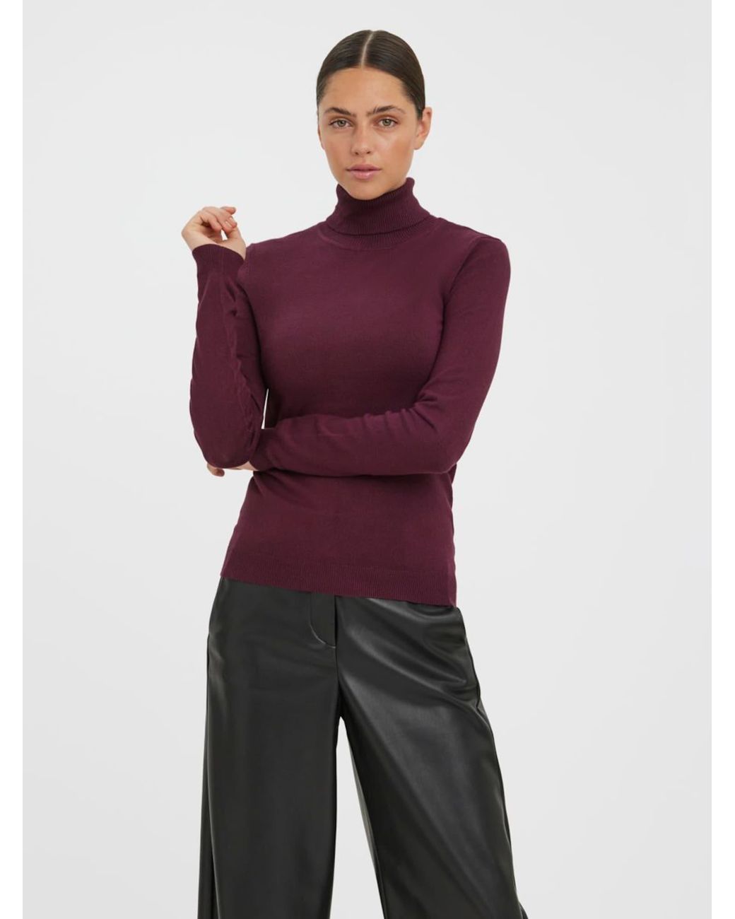 Vero Moda Purple Pullover Vmglory