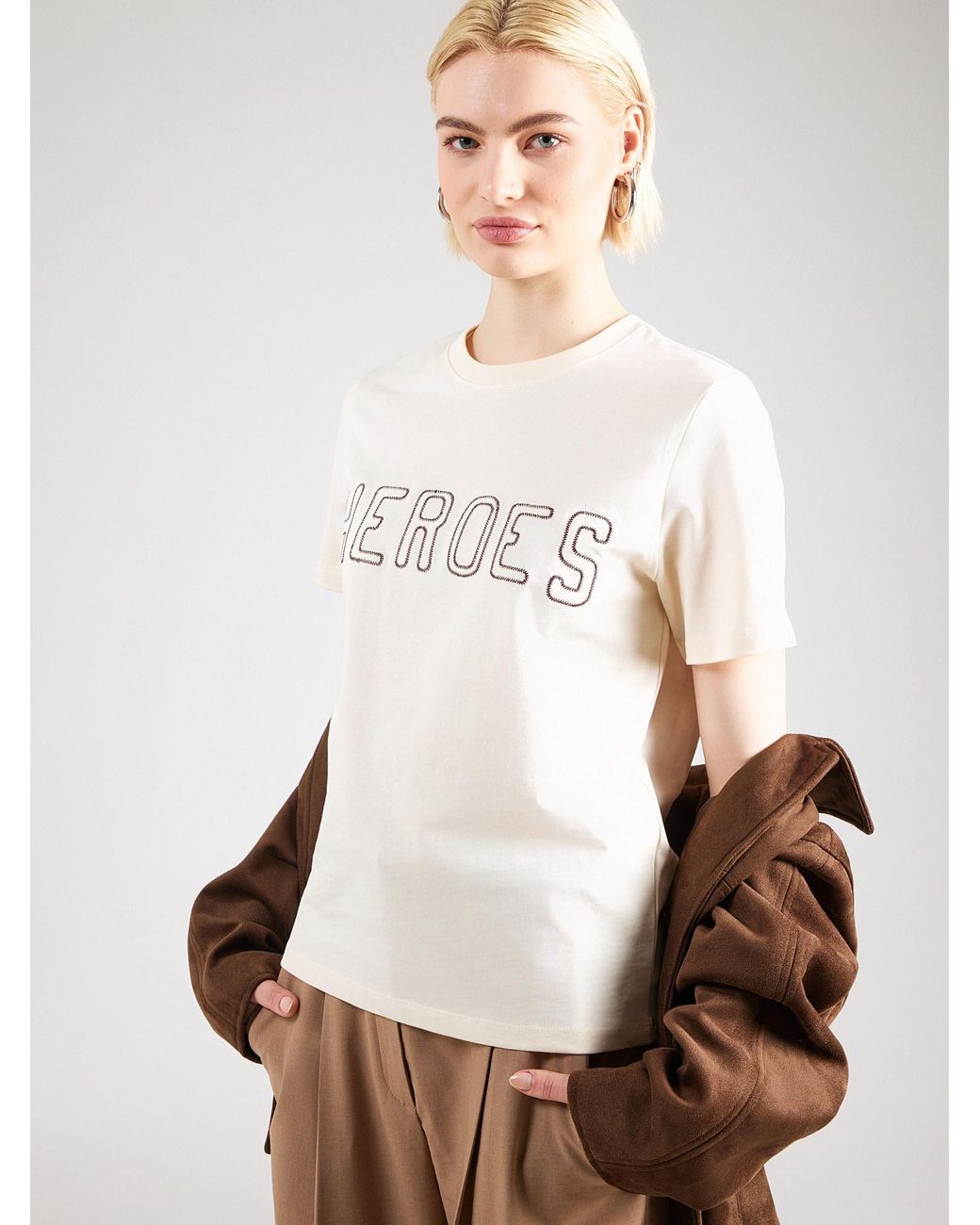 Scotch & Soda White T-Shirt The 40Th Anniversary