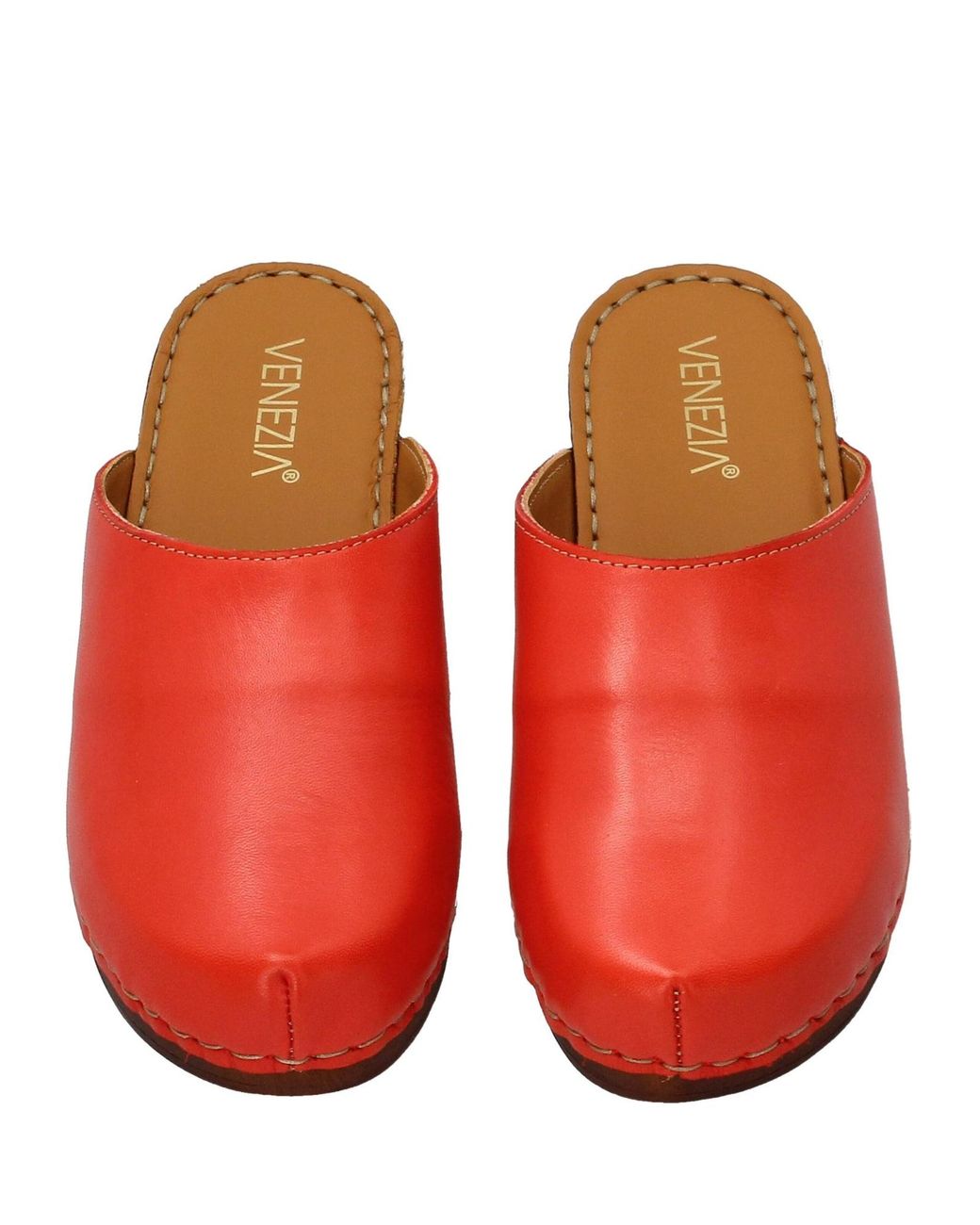 Venezia Red Clogs