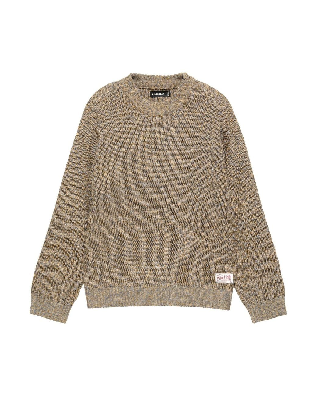Pull&Bear Pullover Torzales in Natural für Herren