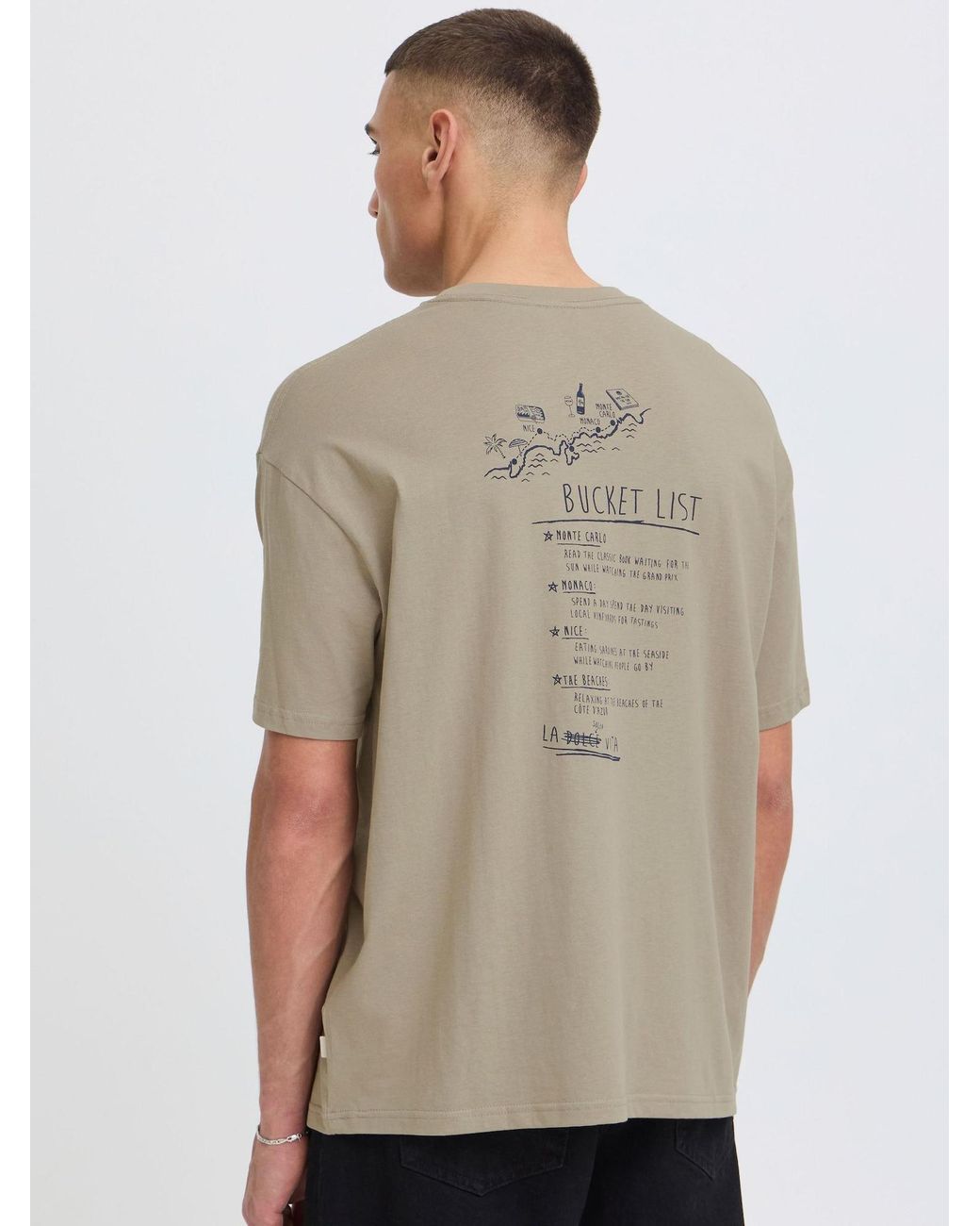 Solid T-Shirt Sdorrick in White für Herren