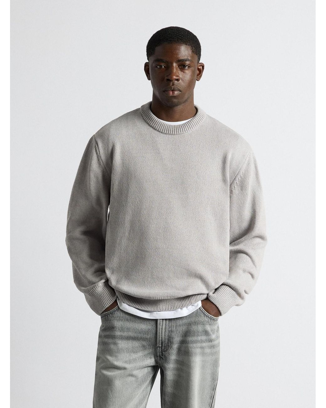 Burocs Pullover Knit in Gray für Herren