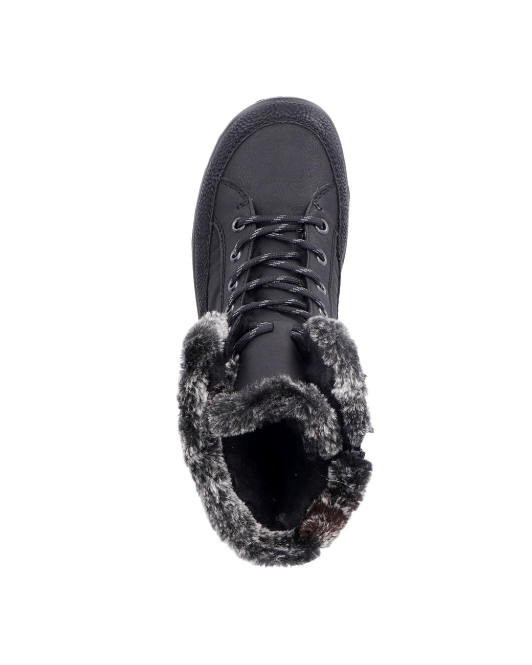 Rieker Black Schnürstiefelette
