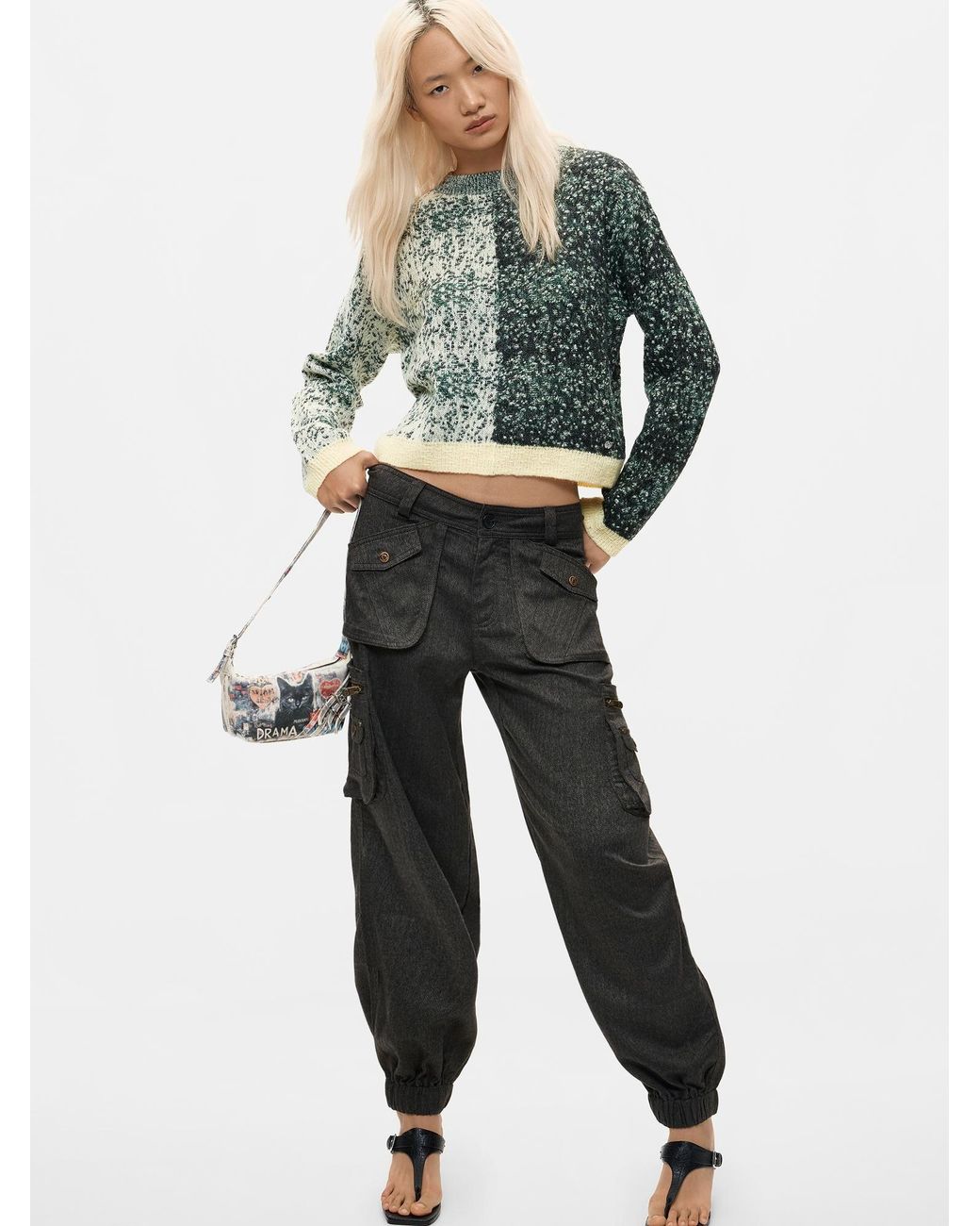 Desigual Green Pullover