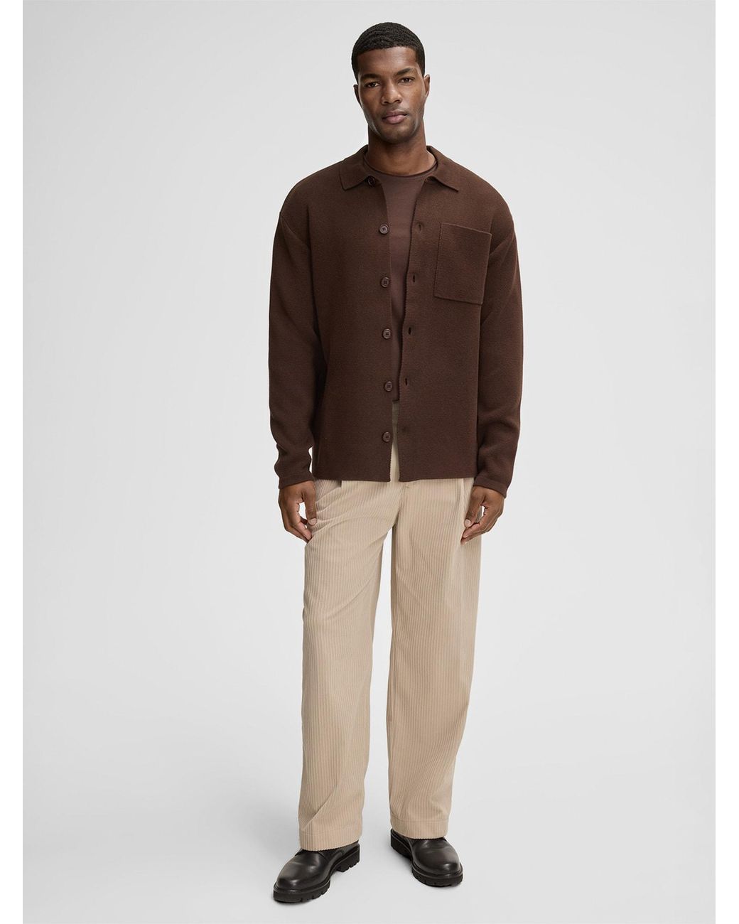 Strellson Strickjacke in Brown für Herren