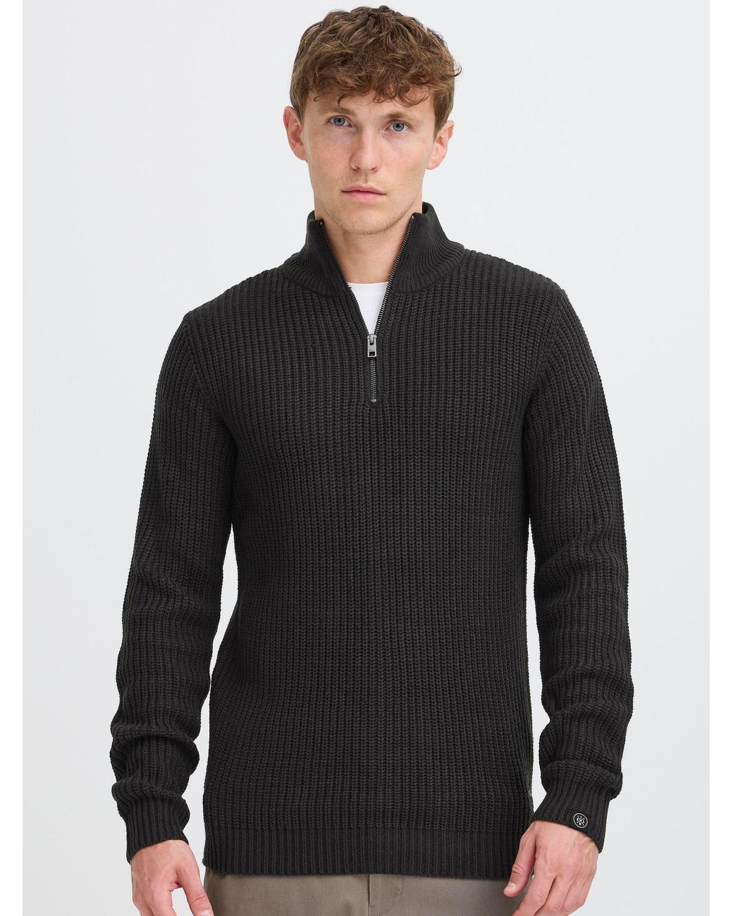 Solid Pullover Sdarian in Black für Herren