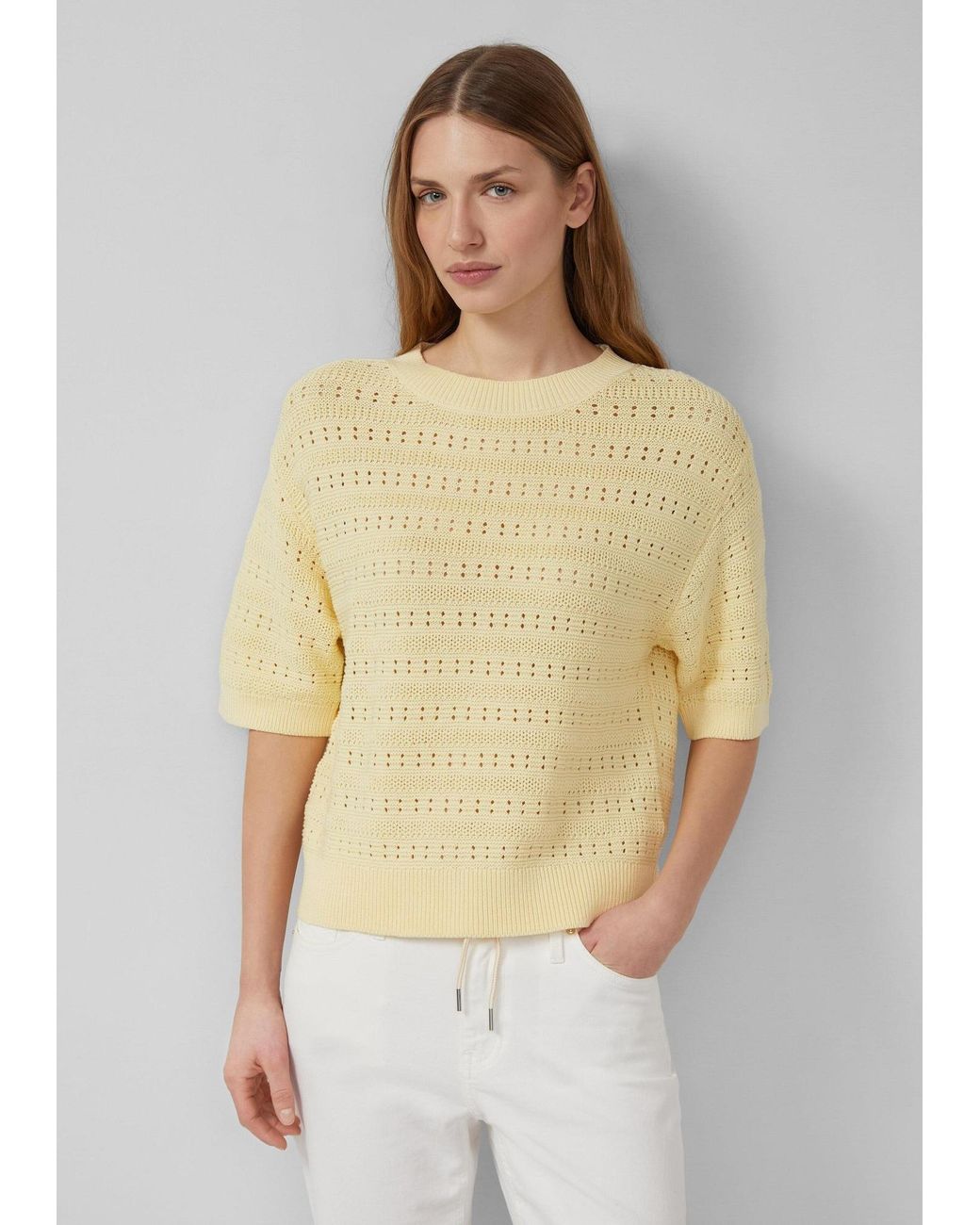 S.oliver White Oliver Strickpullover