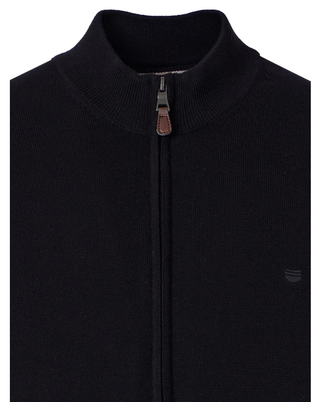 Redmond Strickjacke Basic in Blue für Herren