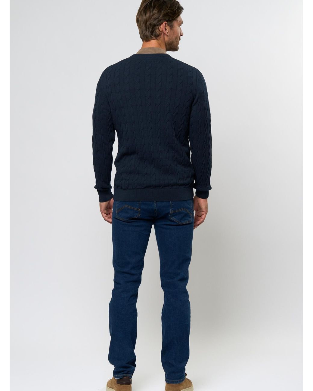 VINSON Pullover Vmgrant in Blue für Herren