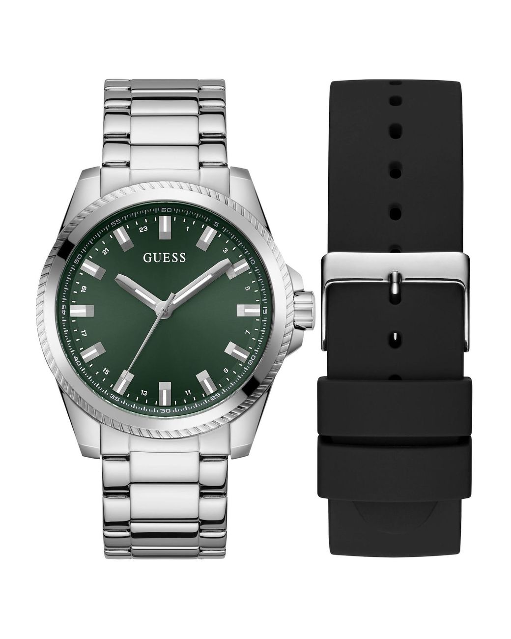 Guess Uhr Champ in Green für Herren