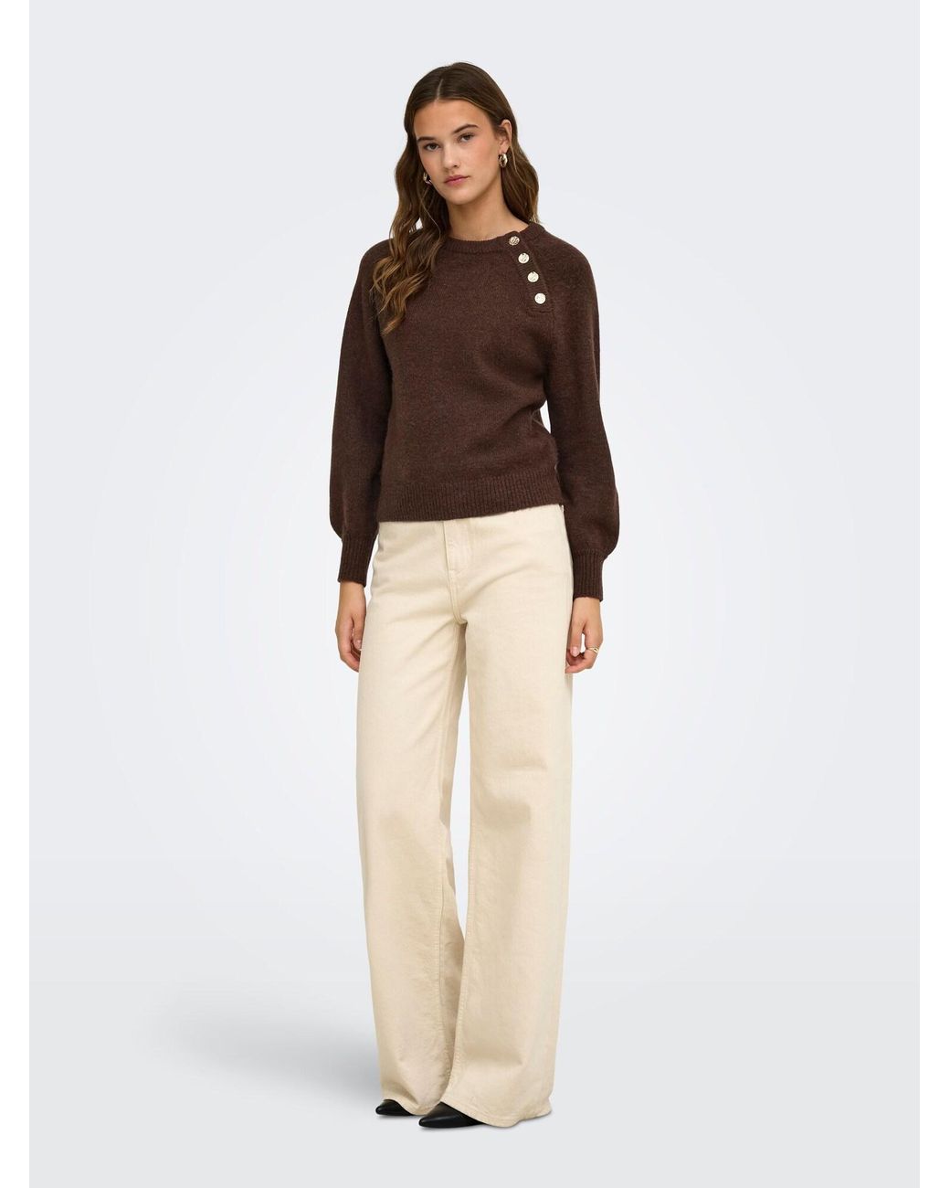 ONLY Brown Pullover Onlemma