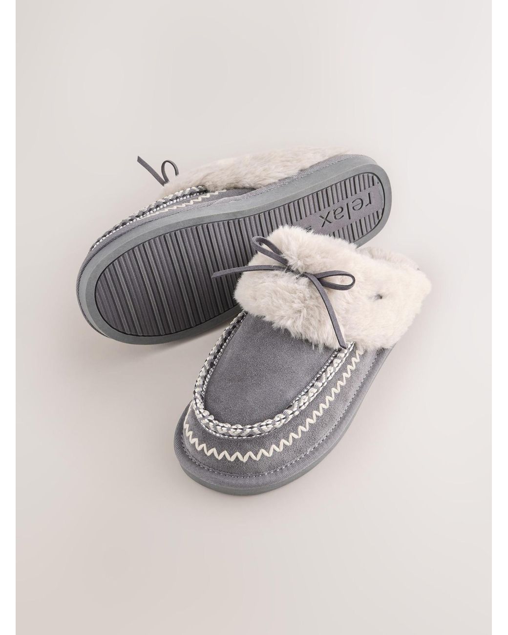 Next White Hausschuh