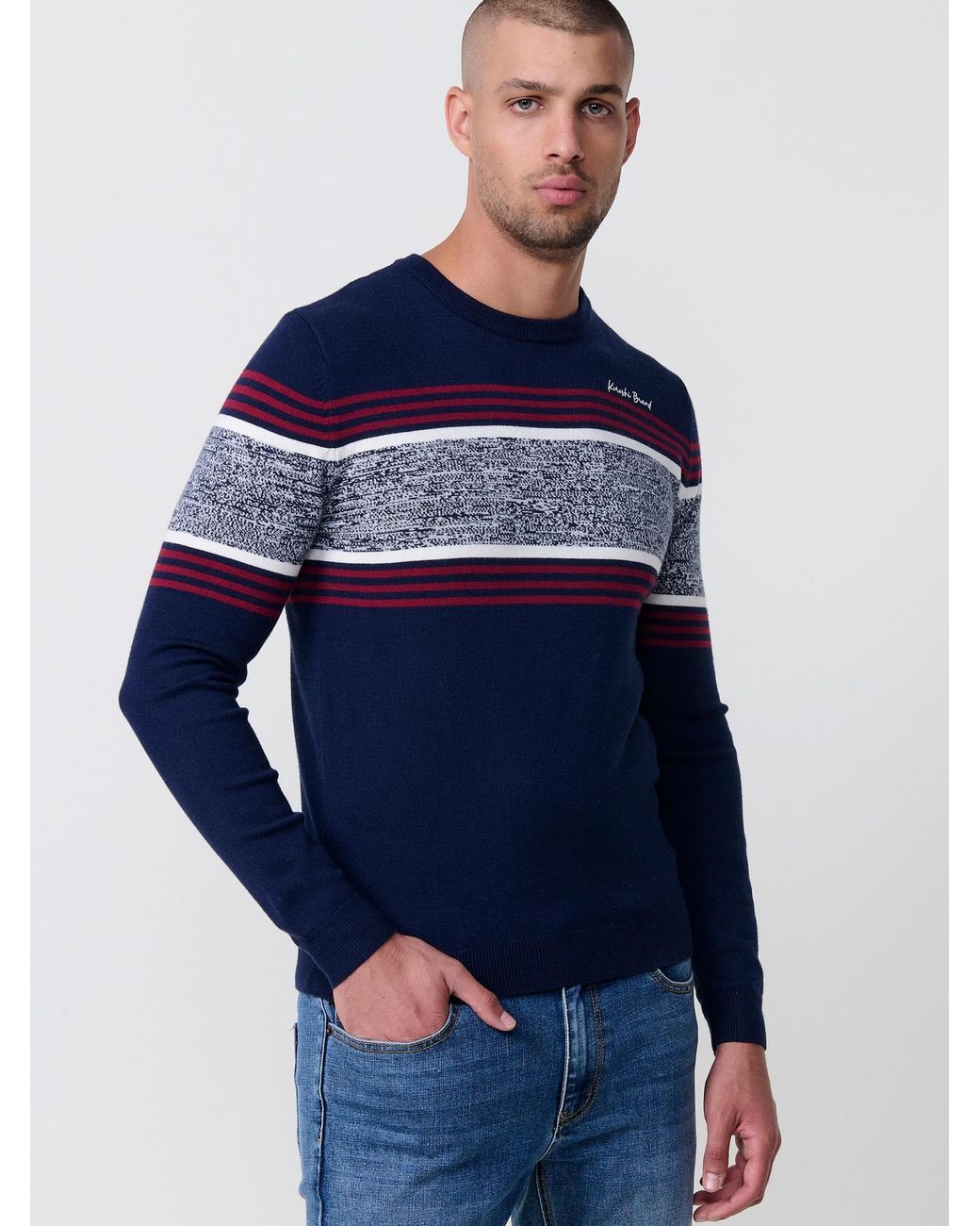 Koröshi Blue Pullover