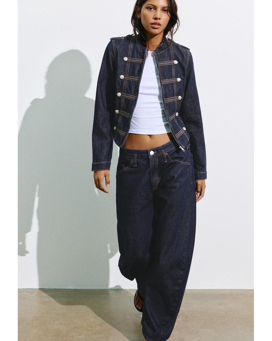 Pull&Bear Blue Jacke