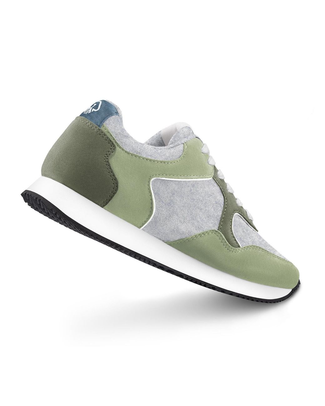 Giesswein Sneaker Retro Runner in Green für Herren