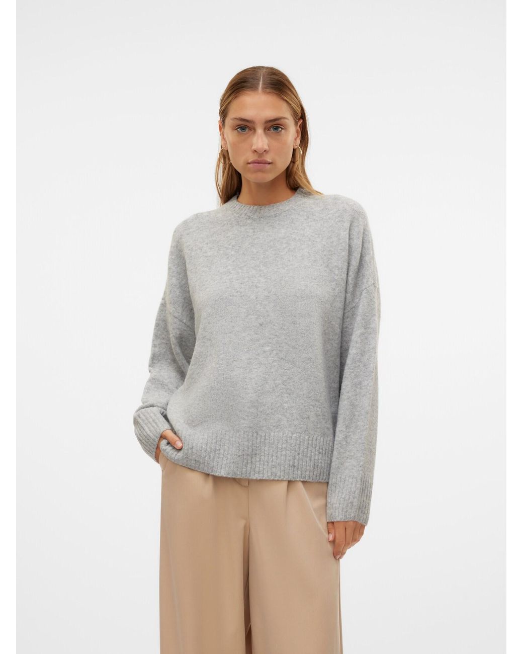 Vero Moda Gray Pullover Vmboom