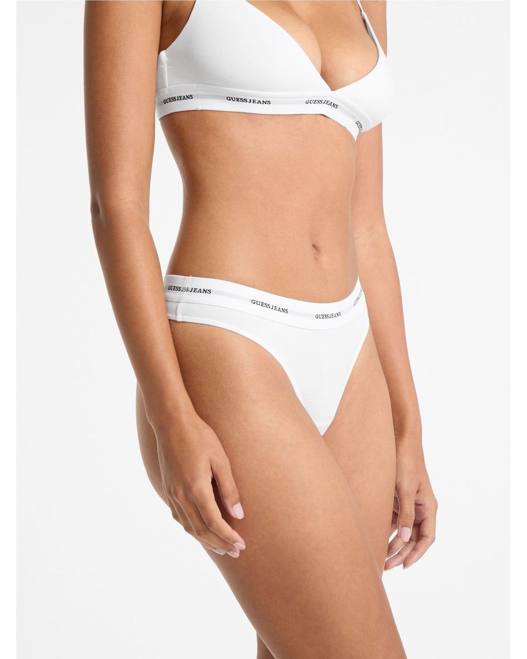 Guess White String