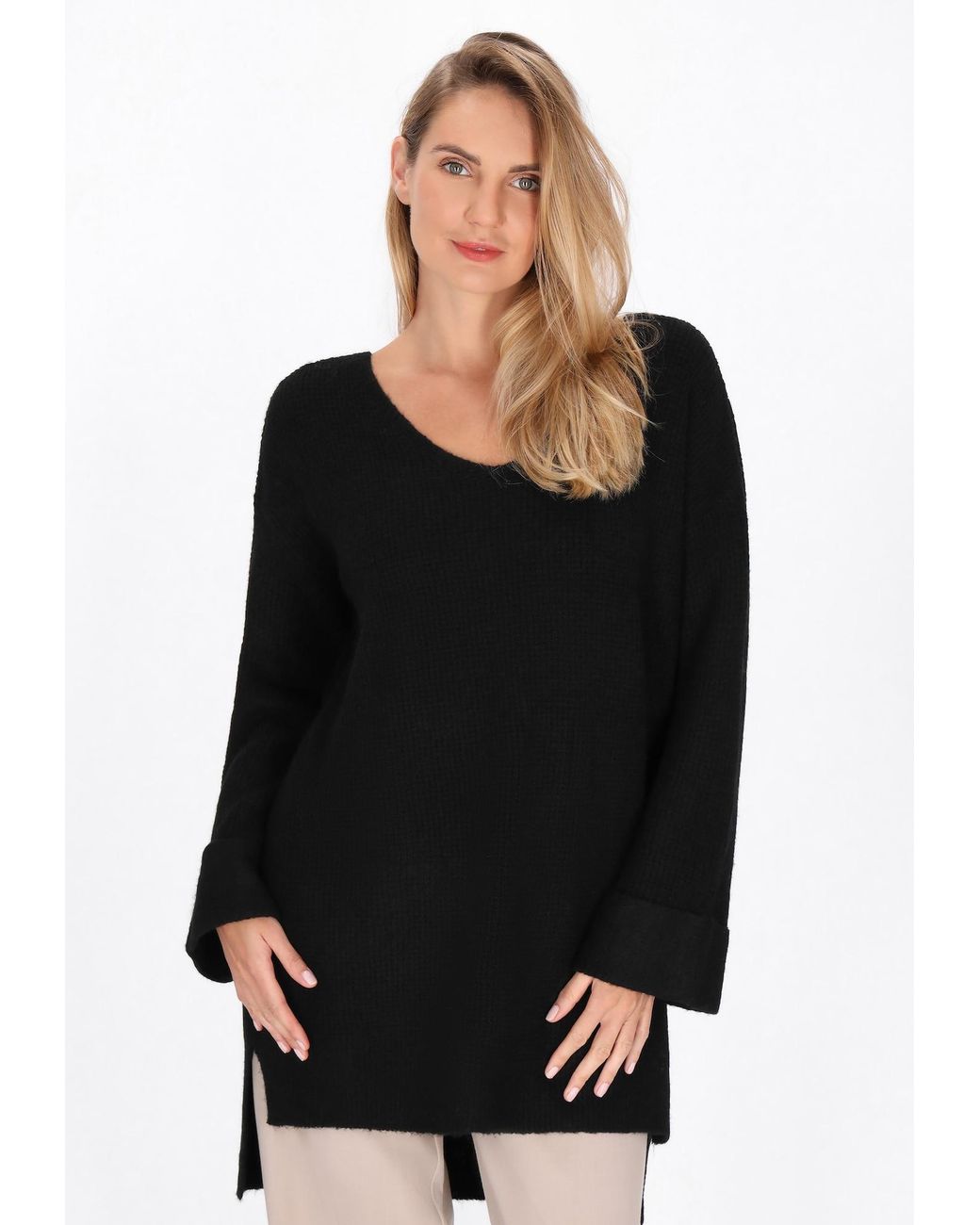 usha WHITE LABEL Black Pullover