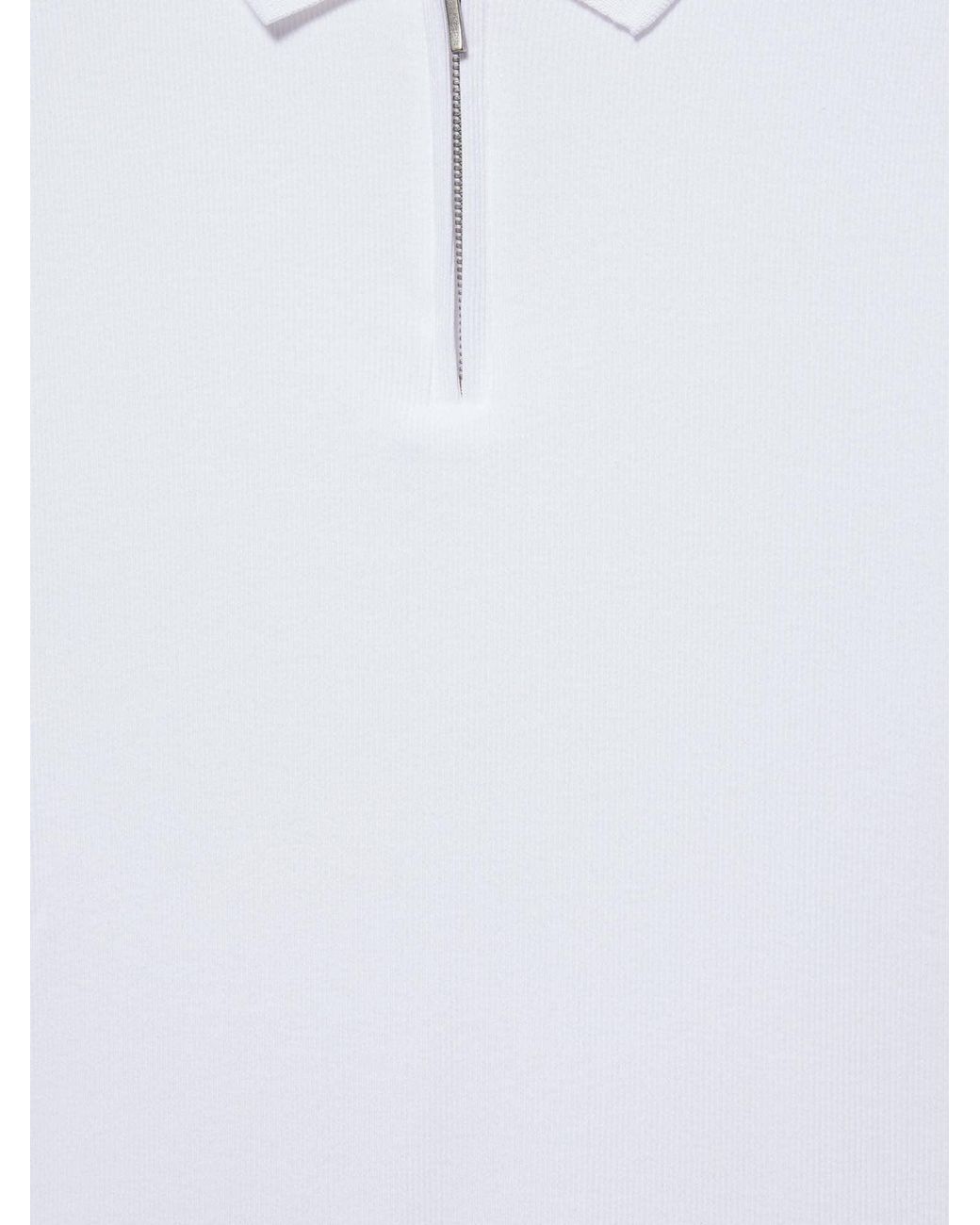 Pull&Bear Poloshirt in White für Herren