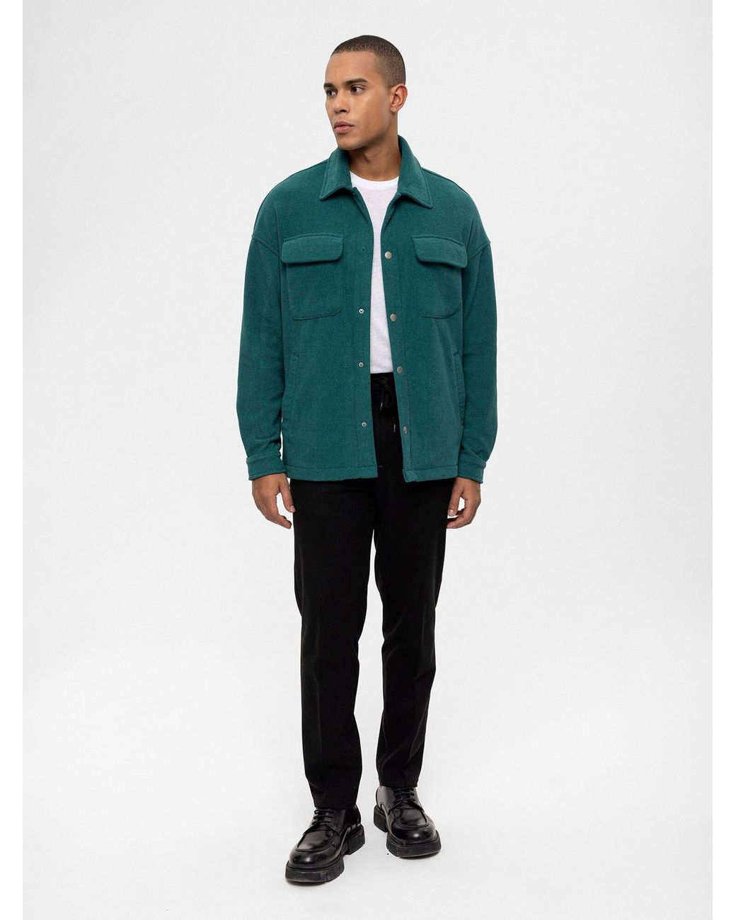 Antioch Shirt Jacket in Green für Herren