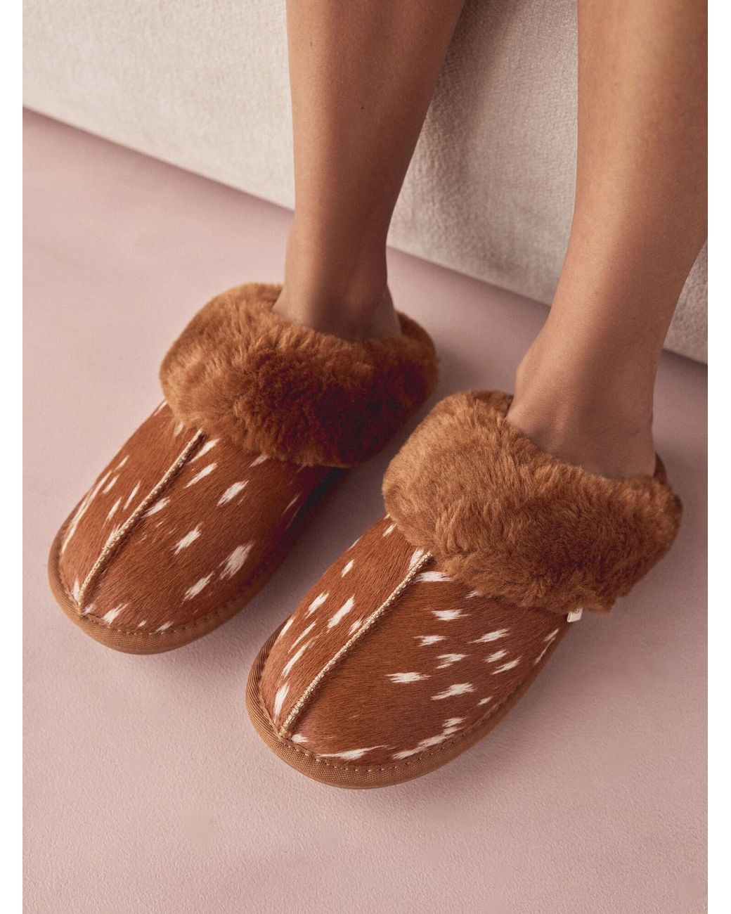 Next Brown Hausschuh