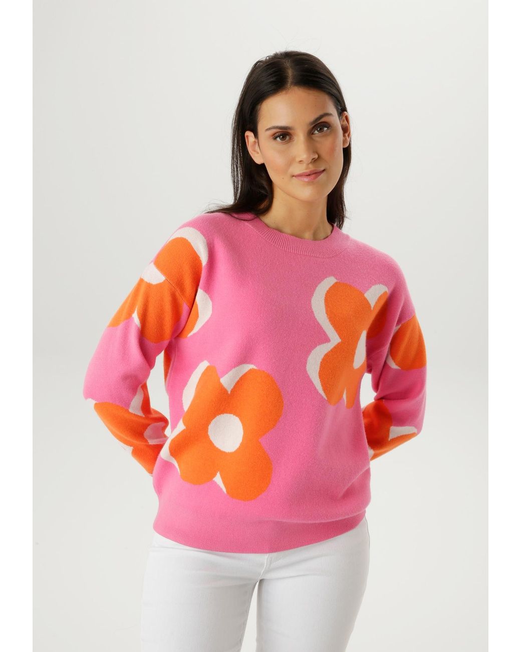 Aniston SELECTED Pink Pullover