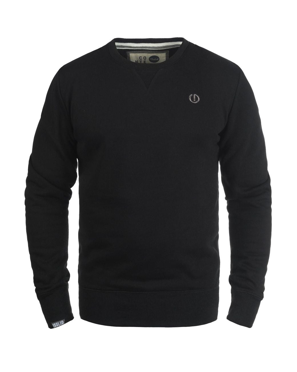 Solid Sweatshirt Benn in Black für Herren