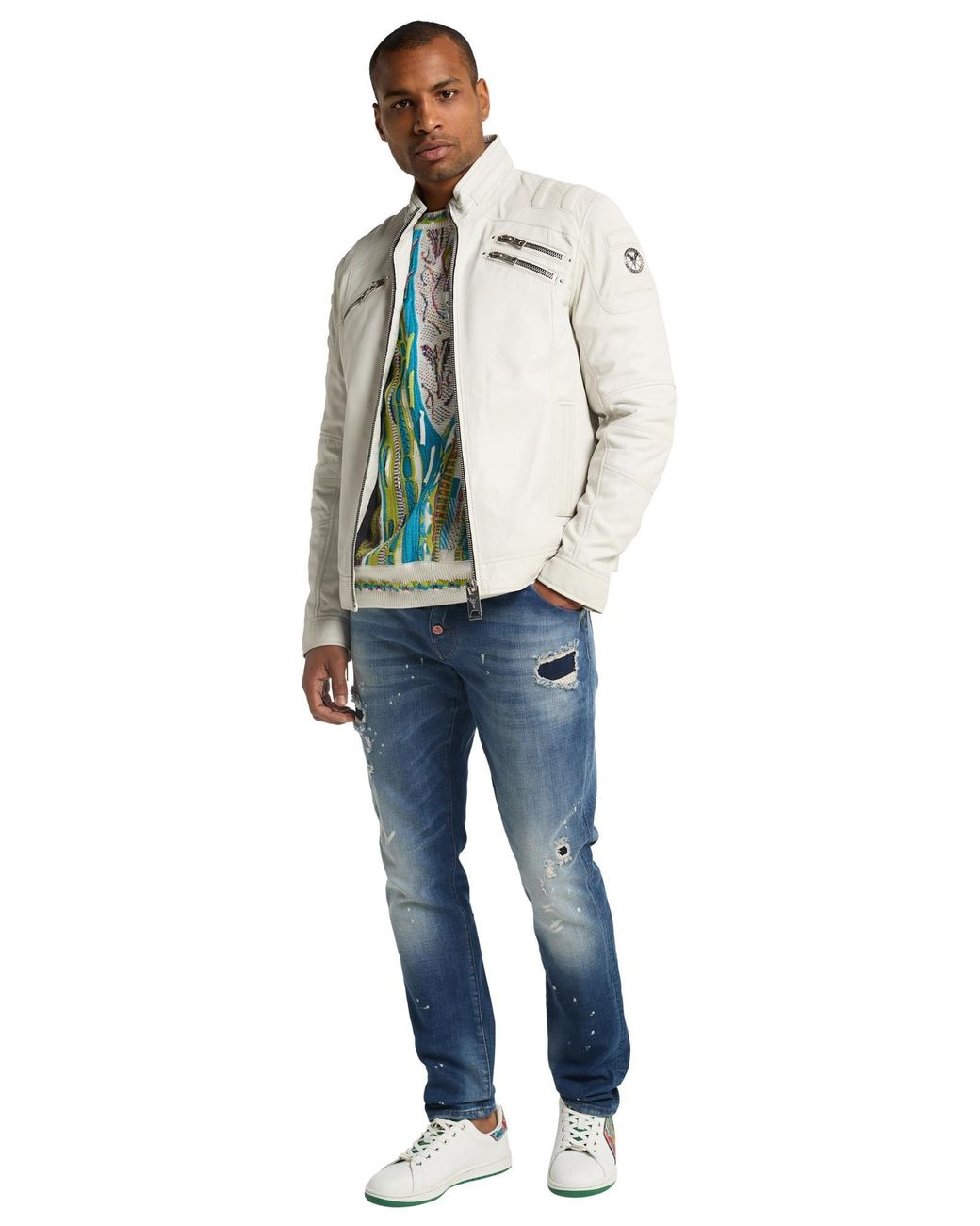 carlo colucci Jacke Joker in White für Herren