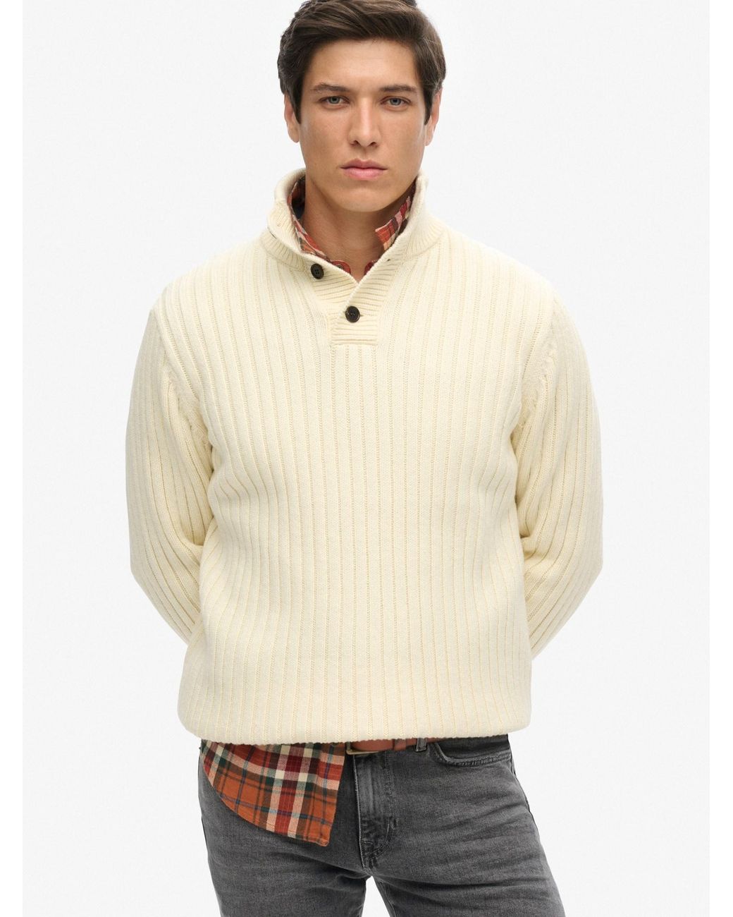Superdry & Co Pullover in Natural für Herren