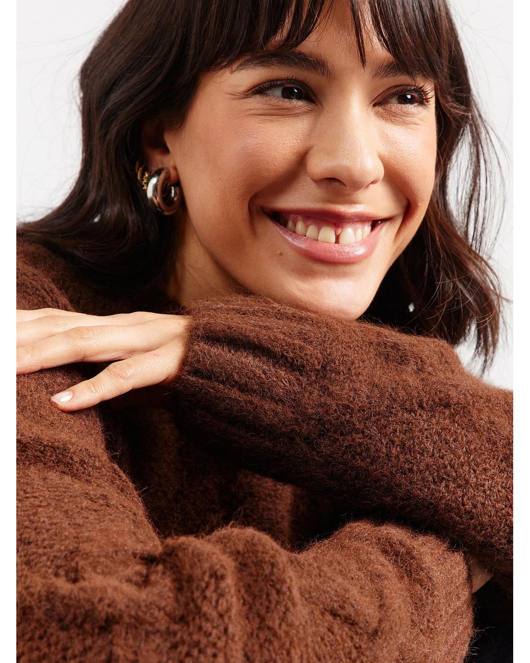 /about You Brown Pullover Mala