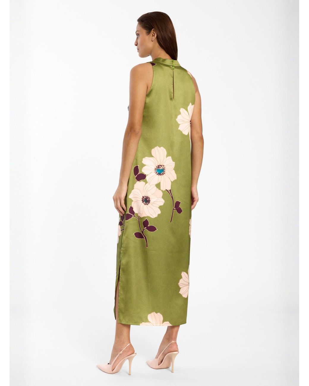 Ana Alcazar Green Kleid Delis