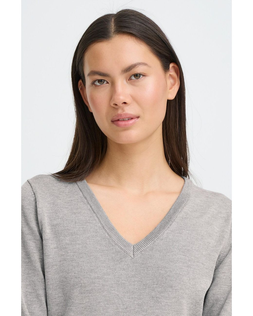 Ichi Gray Pullover Ihluls