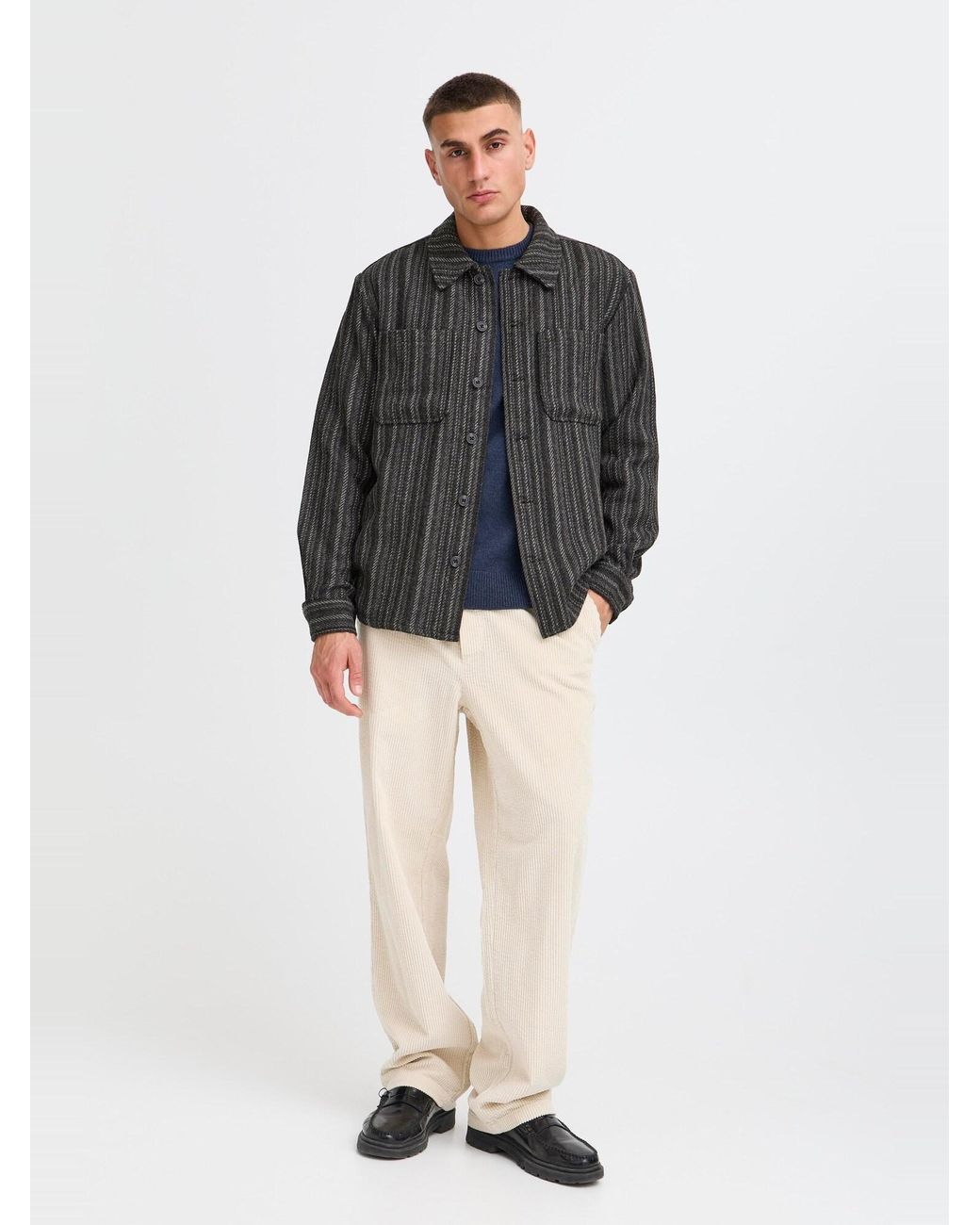 Solid Übergangsjacke Sdrowe in Gray für Herren