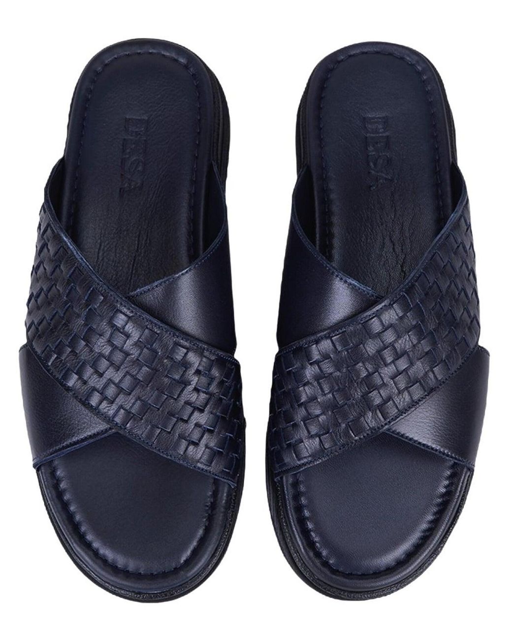 Desa Pantolette Folien in Blue für Herren