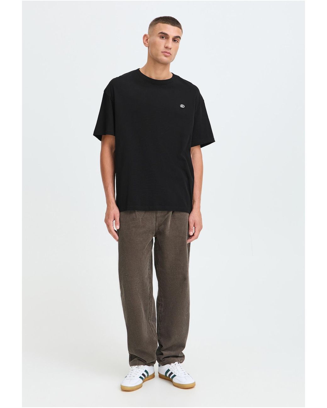 Solid T-Shirt Sdvarron in Black für Herren