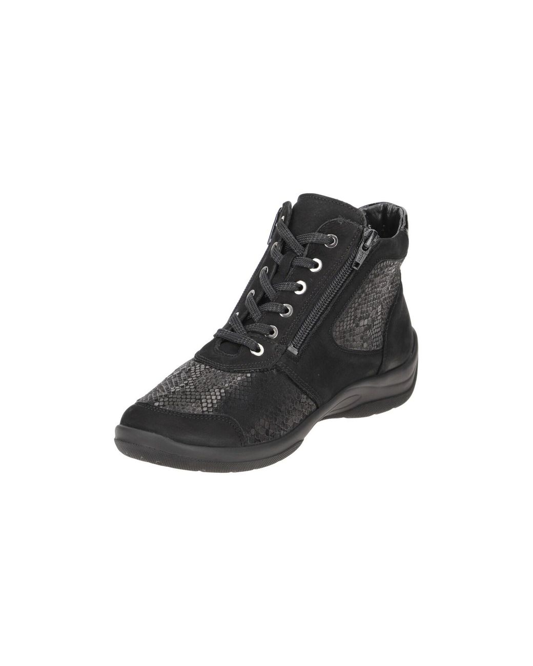 Waldläufer Black Boots Hesna Stiefelette Orthotritt H-Weite