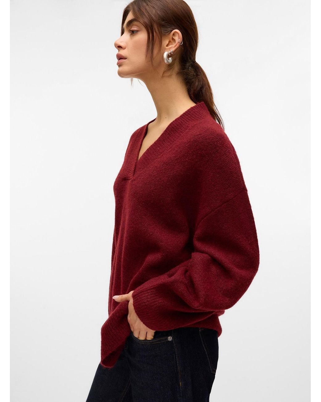 Vero Moda Red Pullover Bang