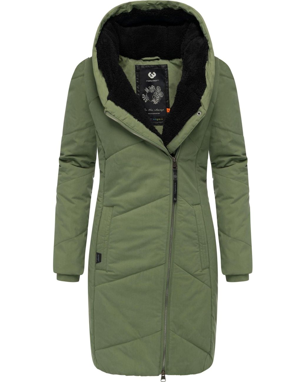 Ragwear Green Wintermantel Gordon