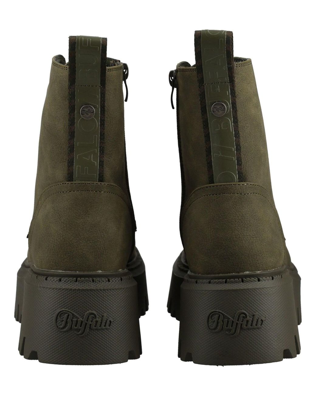 Buffalo Green Schnürstiefelette